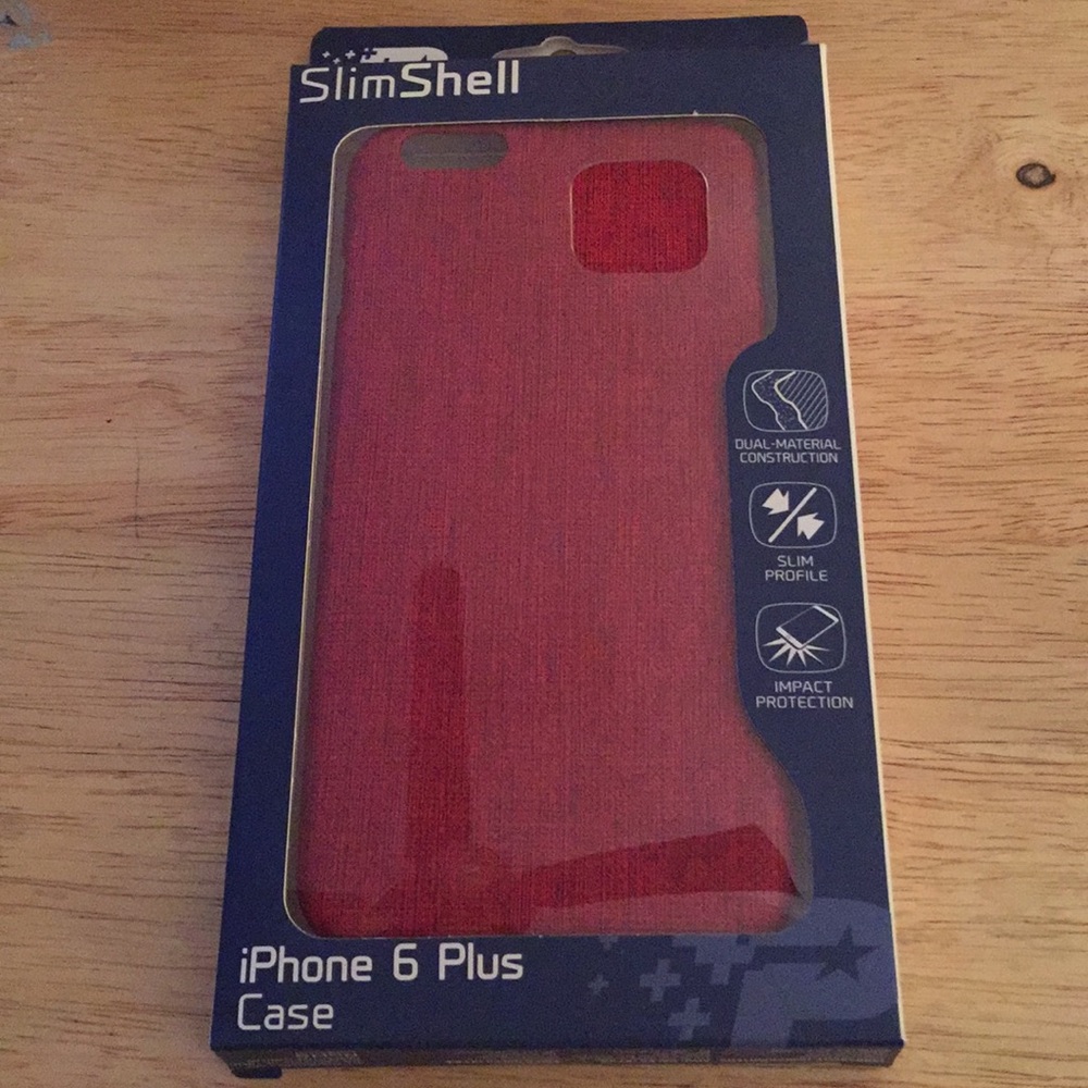 SlimShell Protective Case for iPhone 6 Plus RED NI